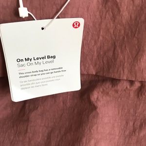 Highly Sought After LuLu Lemon On my level 19L bag